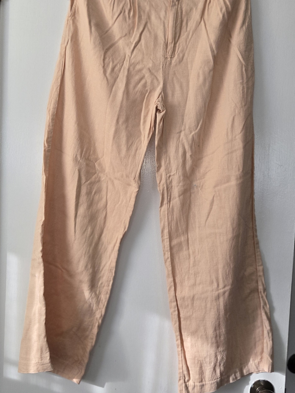 Abercrombie & Fitch Peach Linen Pants